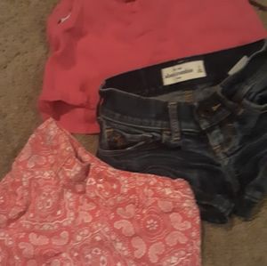Girls 6/7 shorts (x3)